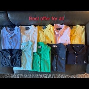 Polo and Lacoste tops and dresses